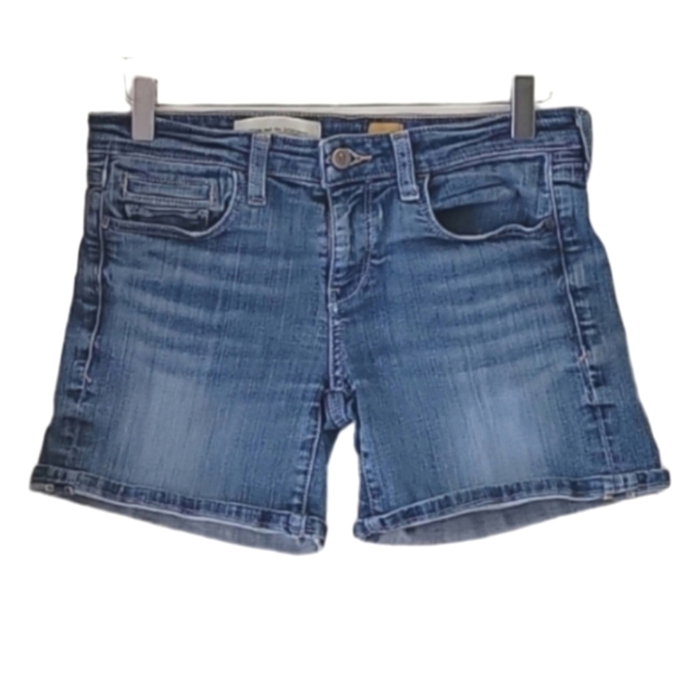 Anthropologie Pilcro and the letterpress demin blue shorts women's size 26